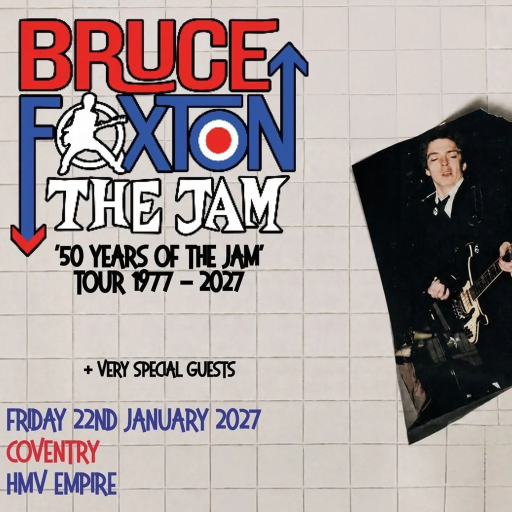 BRUCE FOXTON '50 years of The Jam' at HMV EMPIRE COVENTRY