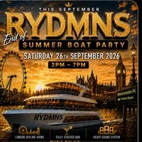 Rydmns End of summer Boat party at Millenium Westminster Pier