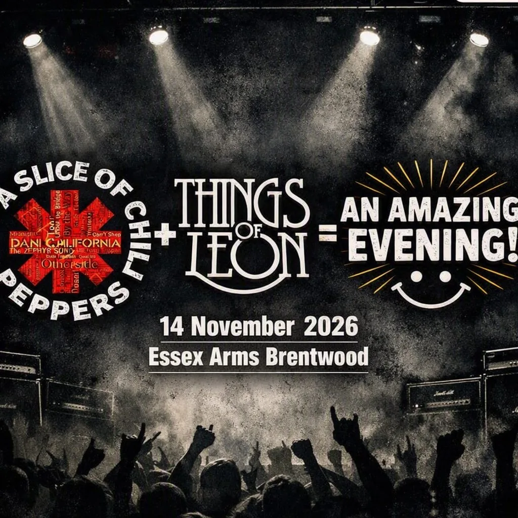 A Slice of Chili Peppers & Things of Leon Tribute night! at The SX Bar, Essex Arms Brentwood