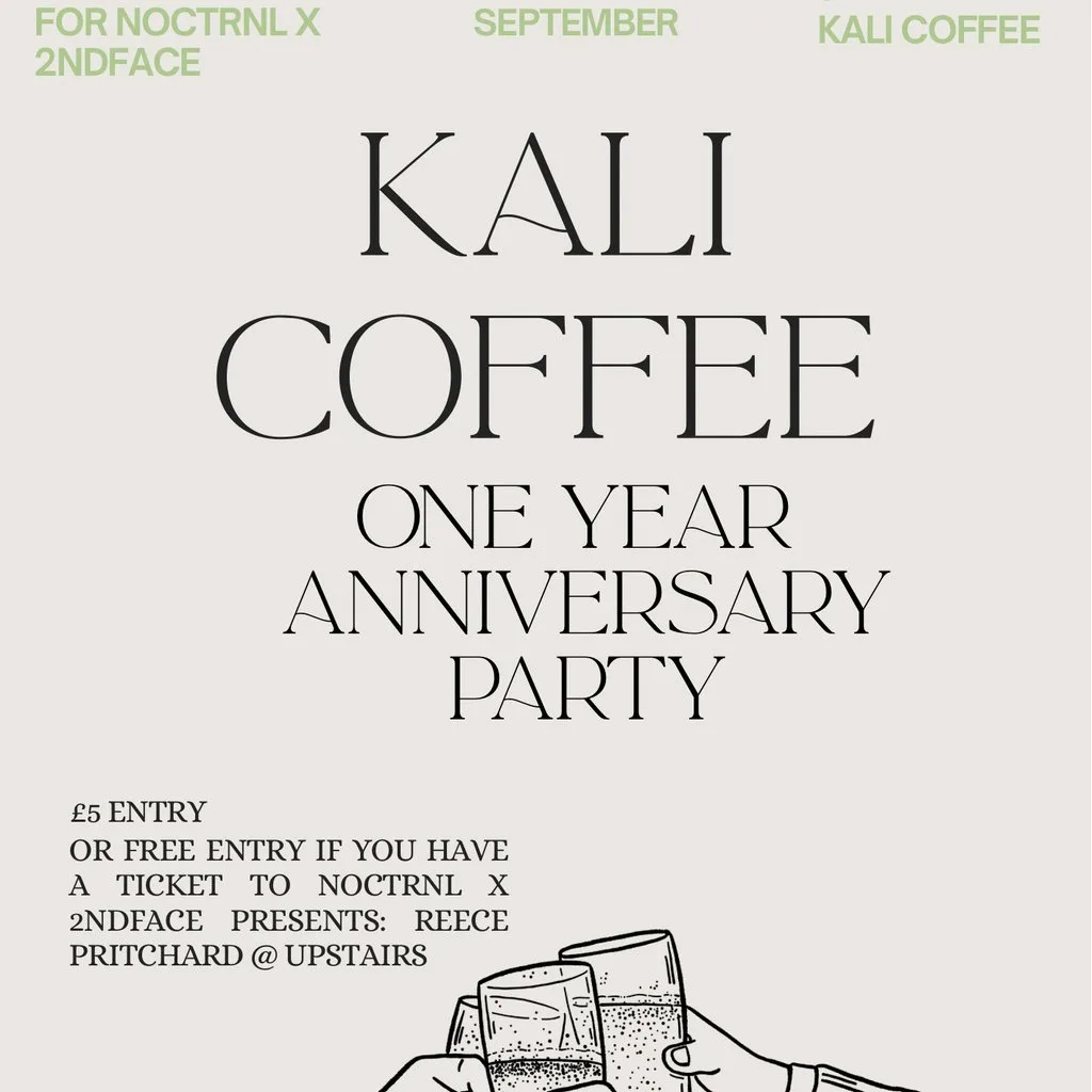 2NDFACE x NOCTRNL: Reece Pritchard (Pre-Party) | KALI 1st Anniv at Kali Coffee