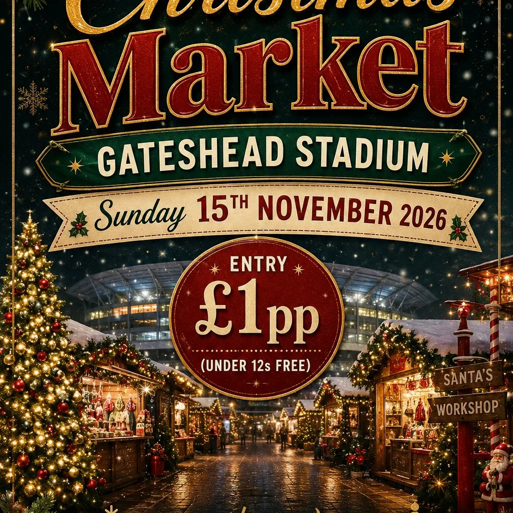 Gateshead Stadium Christmas Market at Gateshead International Stadium
