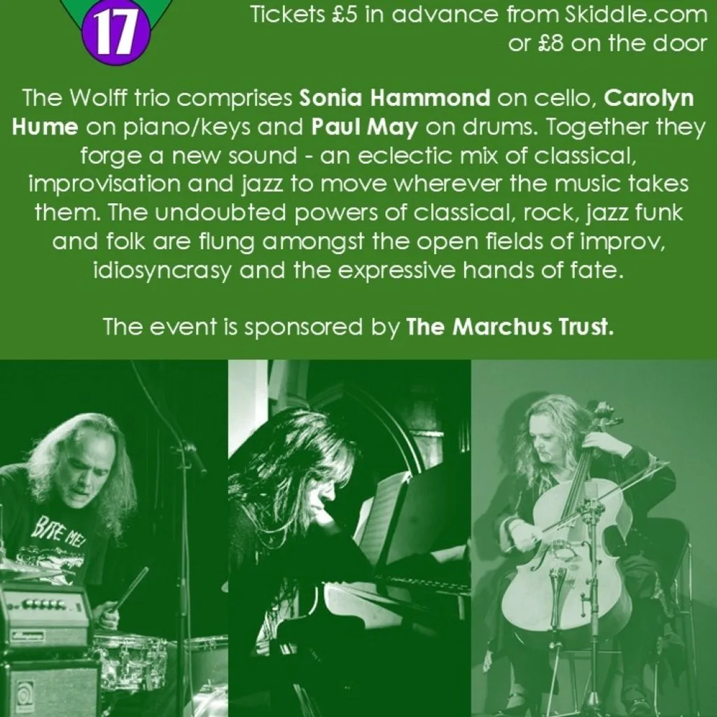 Wolff Trio at Greenrooms Treforest