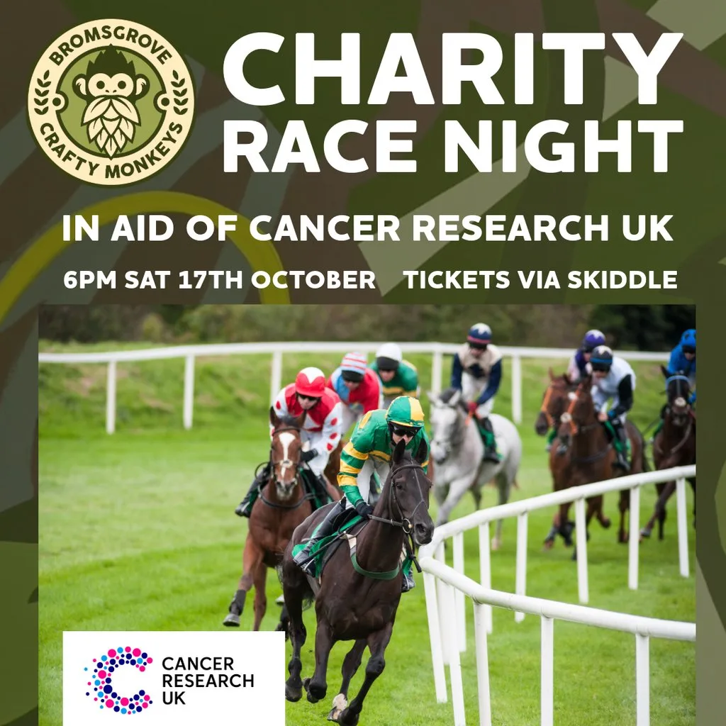 BCM Charity Race Night - In Aid of Cancer Research UK at Bromsgrove Crafty Monkeys