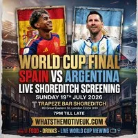 SPAIN vs ARGENTINA: WORLD CUP FINAL SCREENING in EAST LDN