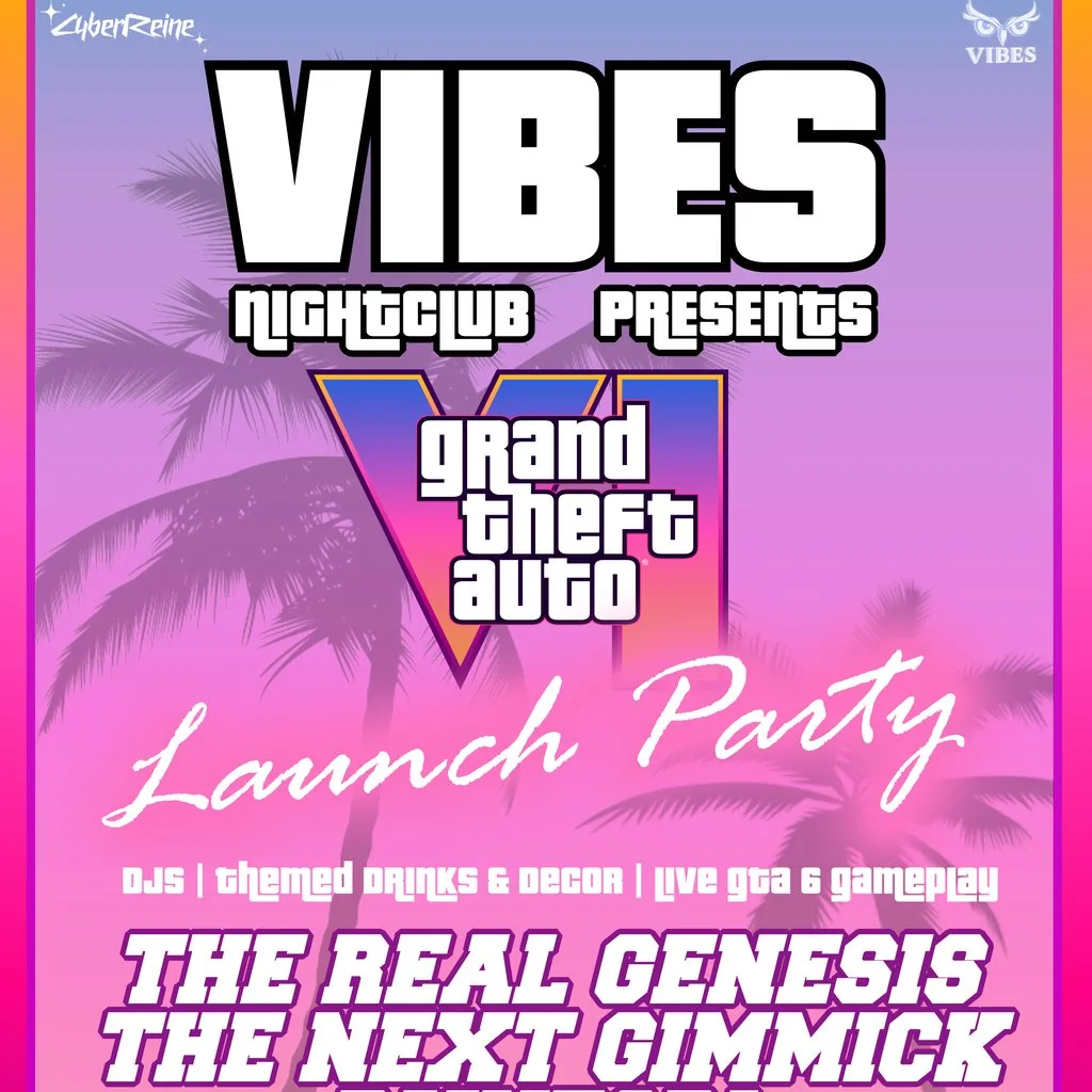 GTA 6 Launch Party at Vibes Glasgow