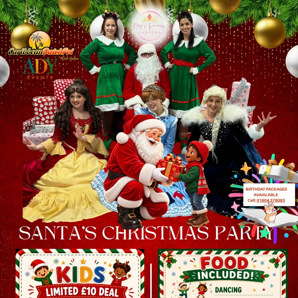 Santa’s Christmas Party at Caribbean Dutchpot