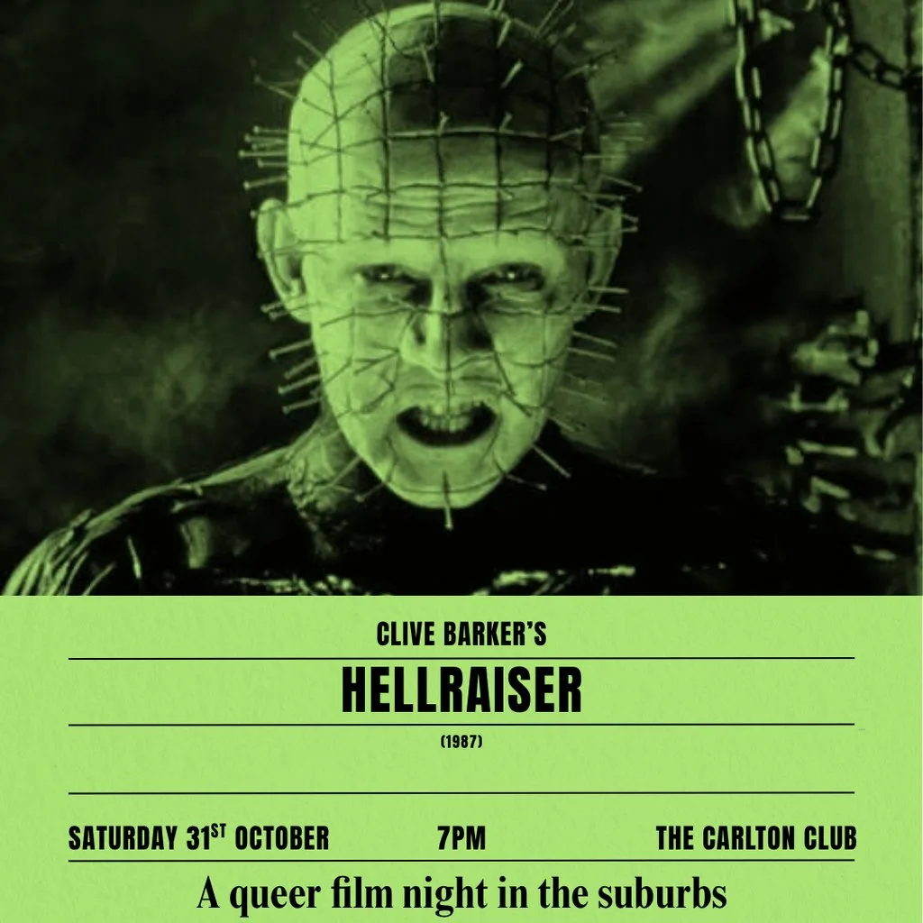 Mondo Queero: Hellraiser (1987) at Carlton Club