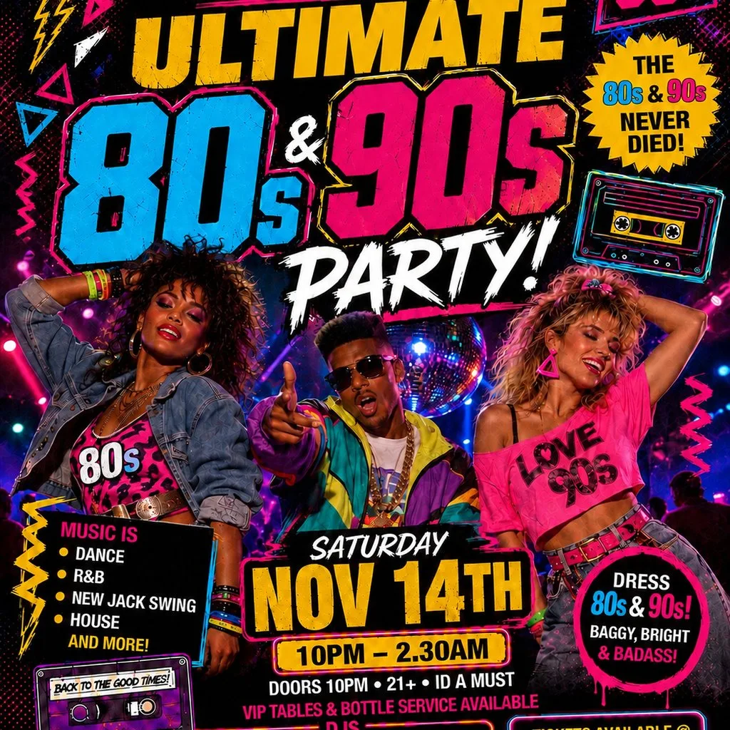 CMB Ultimate 80's & 90's Party at Coppid Beech Hotel