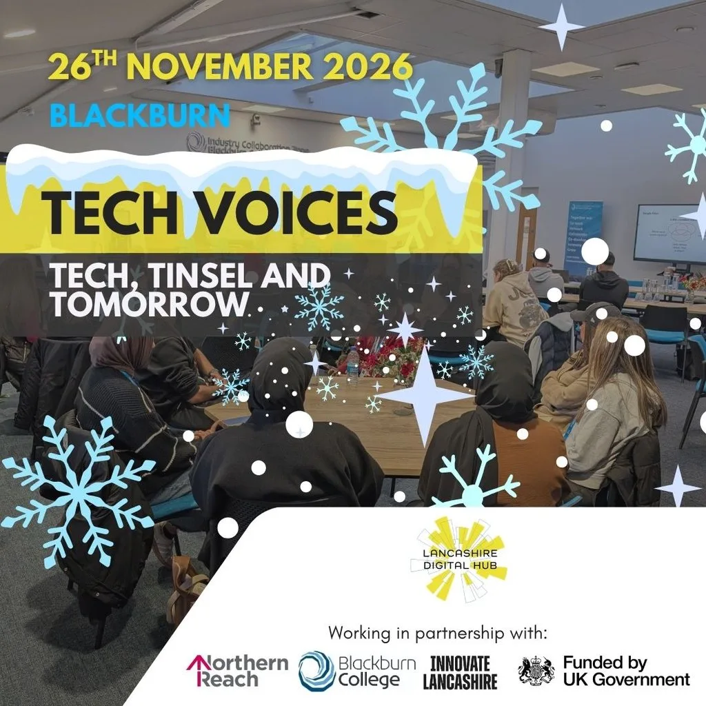Tech Voices: Tech, Tinsel and Tomorrow at Industry Collaboration Zone, Blackburn College