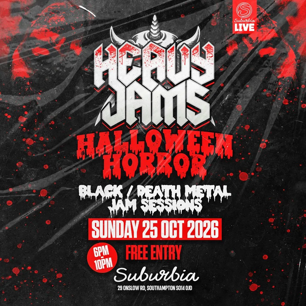 Heavy Jams Halloween Horror at Suburbia Southampton