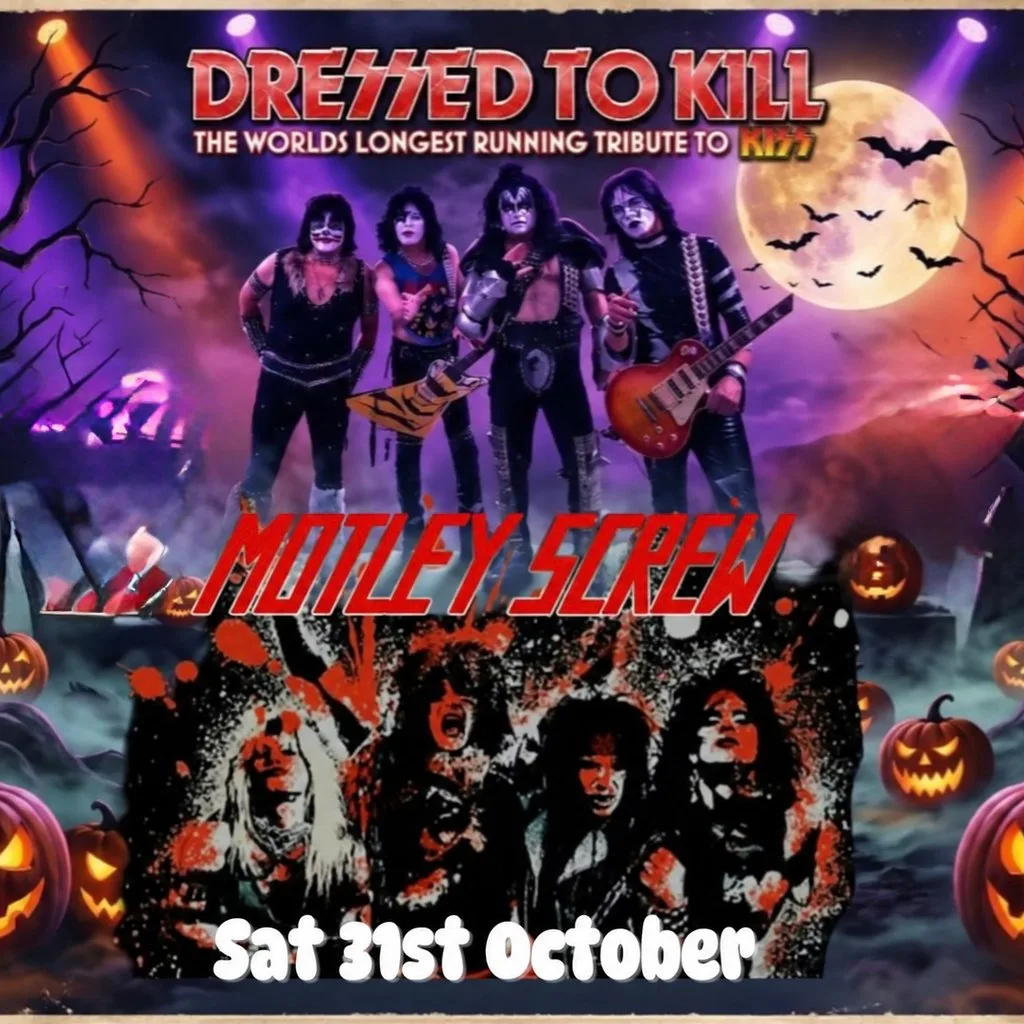 Halloween Special Dressed to Kill Motley Screw in Wrexham