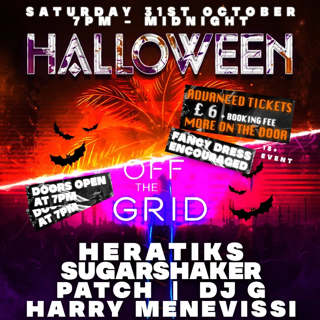 OFF THE GRID | Nightmare on Clare Street | Bridgwater, Halloween at Artichoke, Bridgwater