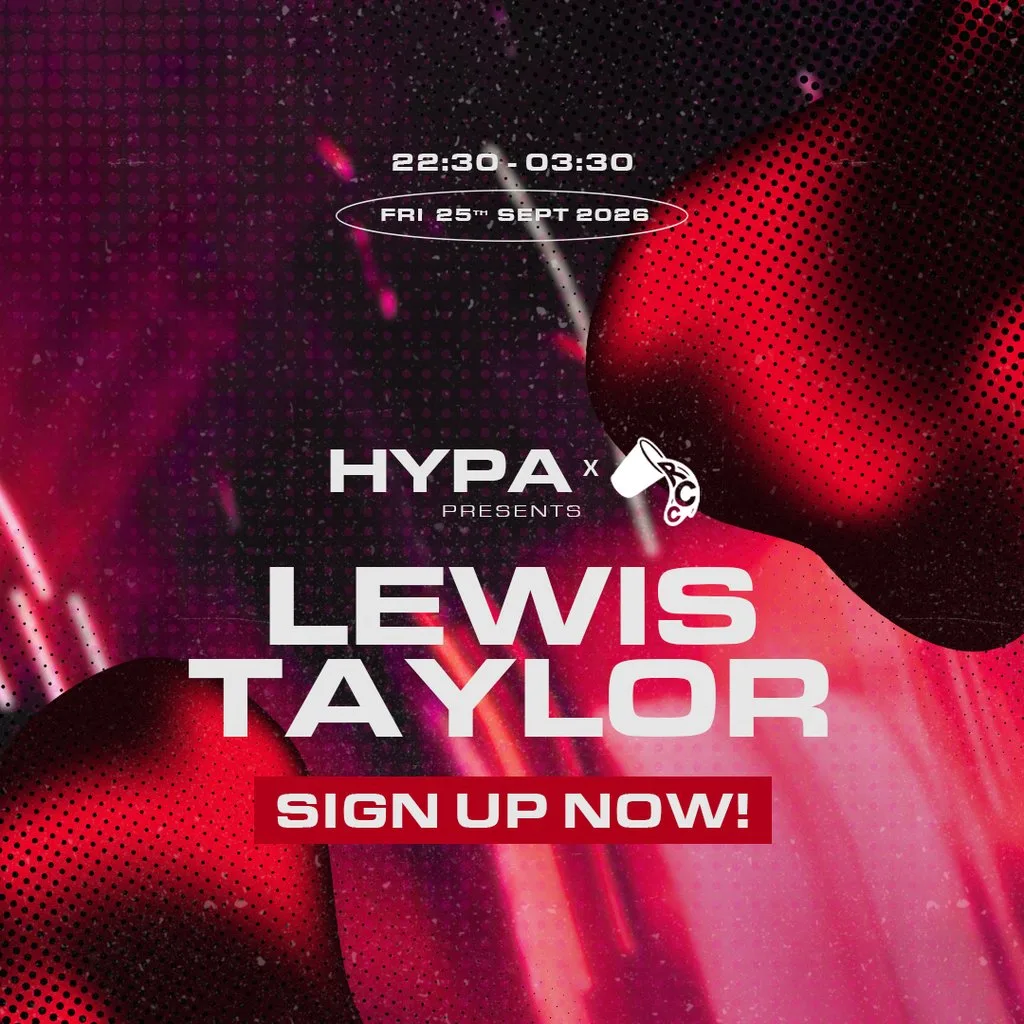 HYPA x RED CUP COLLECTIVE PRESENT LEWIS TAYLOR