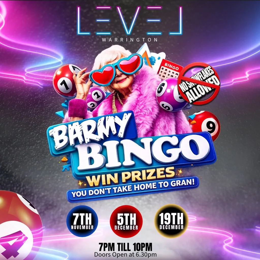 Barmy Bingo level Warrington at Level Warrington