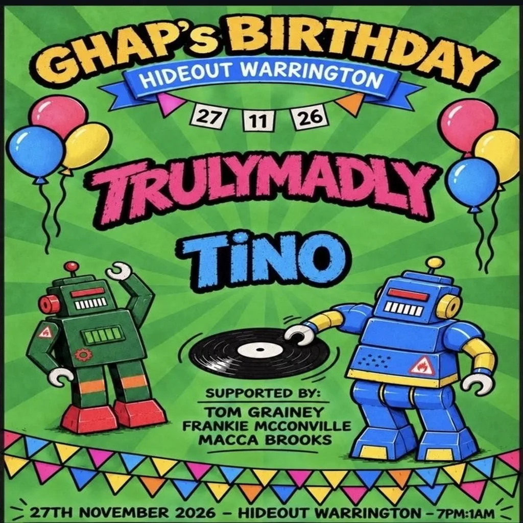 GHAP'S 2nd BIRTHDAY at The Hideout Warrington