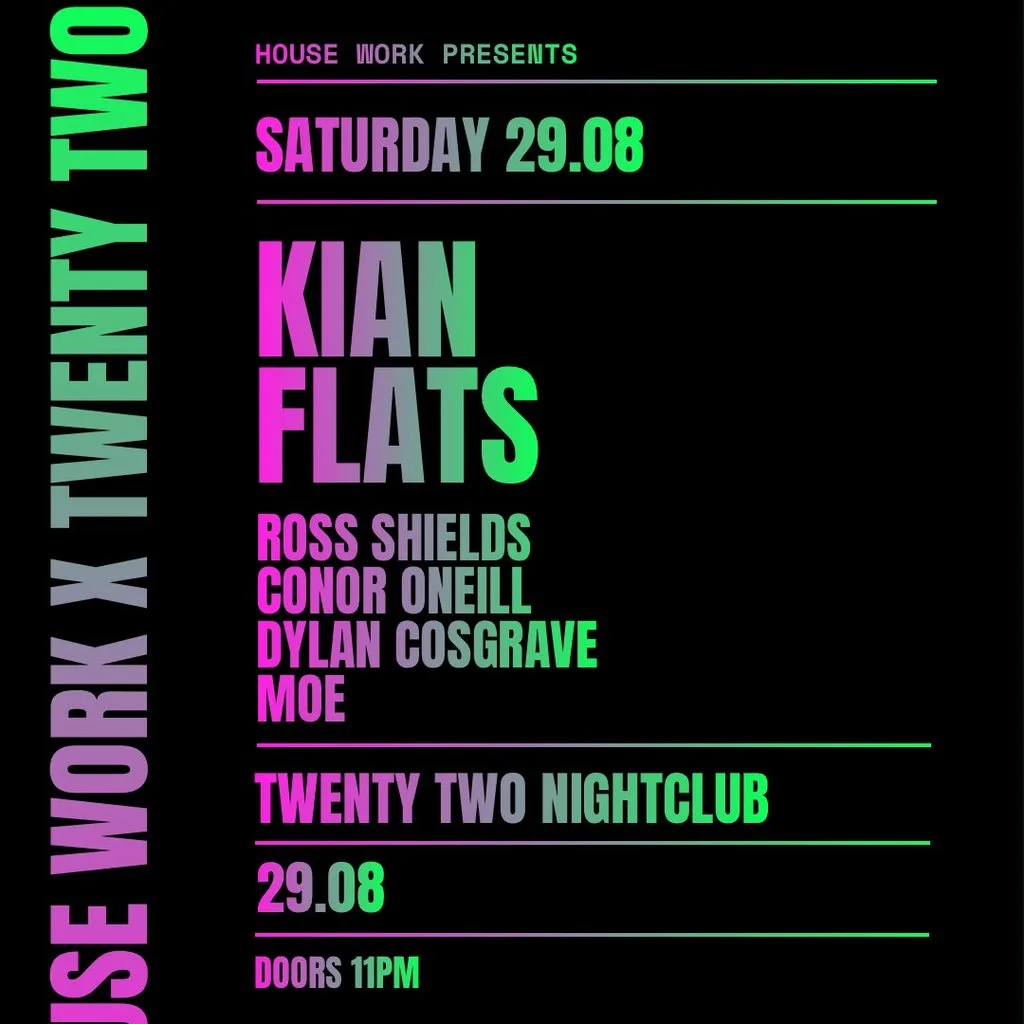 Housework Saturdays @ Twenty Two Dublin