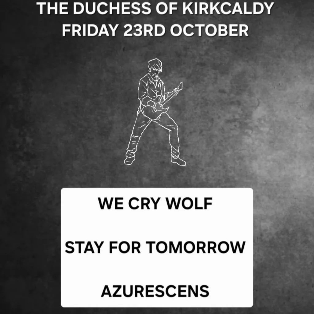 Gigs at The Duchess at The Duchess Of Kirkcaldy