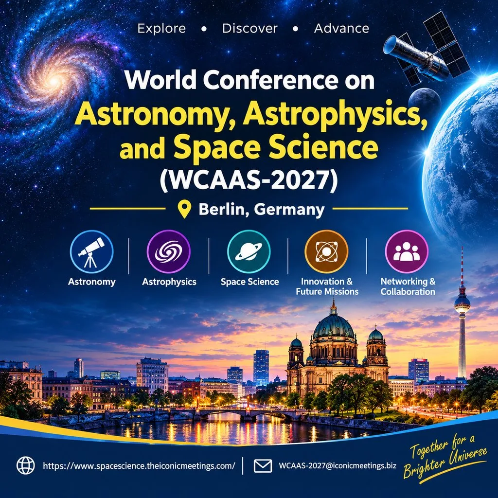 World Conference on Astronomy, Astrophysics, and Space Science at Novotel Berlin Mitte, Germany