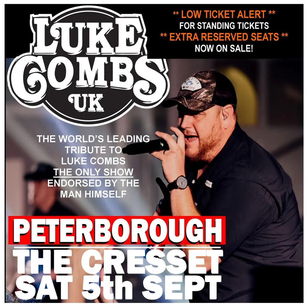 LUKE COMBS UK - The only LC tribute endorsed by the real artiste at The Cresset Theatre