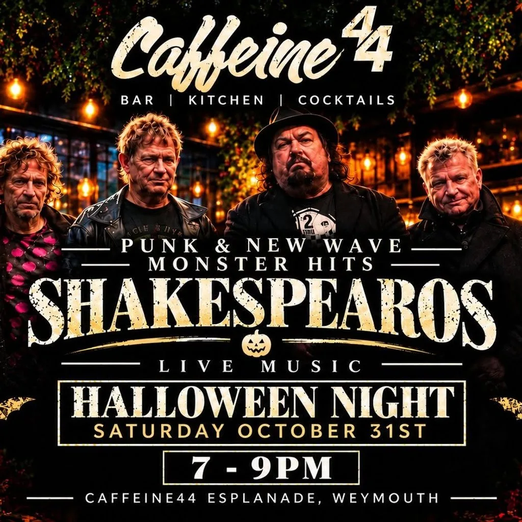Punk & New Wave Halloween with The Shakespearos at Caffeine44