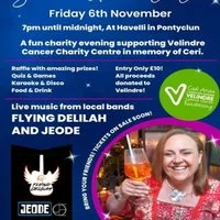 Velindre Fundraiser in memory of Ceri Hatcher at Haveli Pontyclun