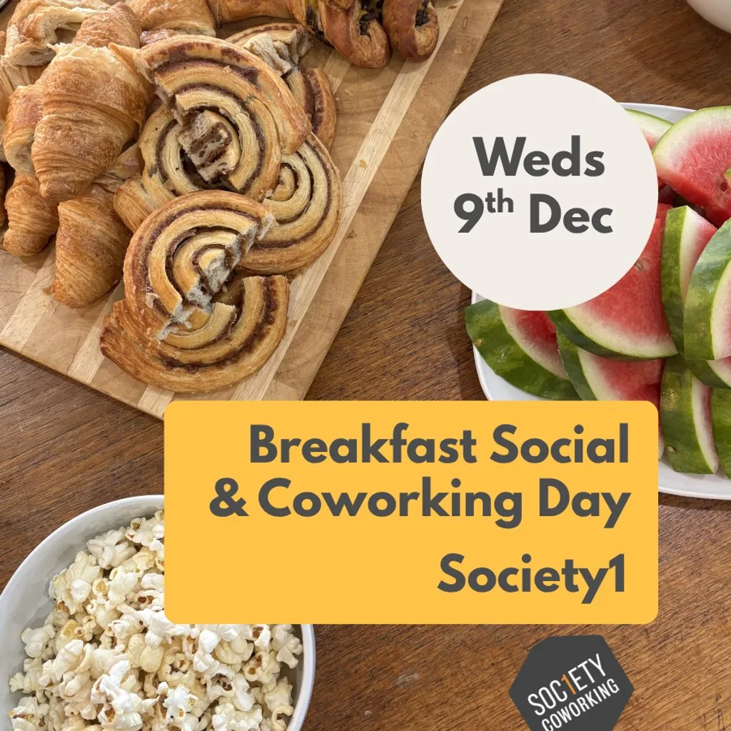 Breakfast Social and Coworking Day: December at Society1
