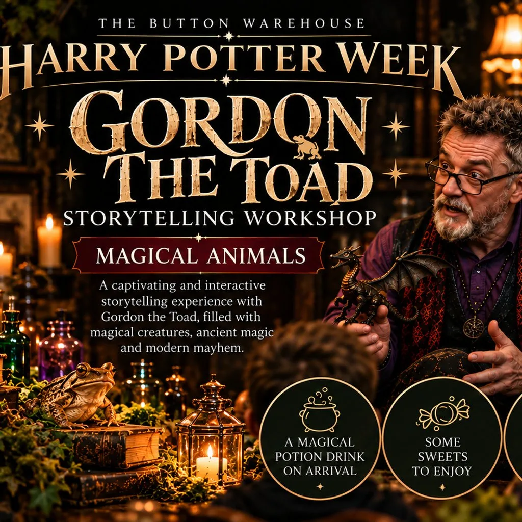 Gordon The Toad Storytelling Workshop at The Button Warehouse Button Entertainment Ltd