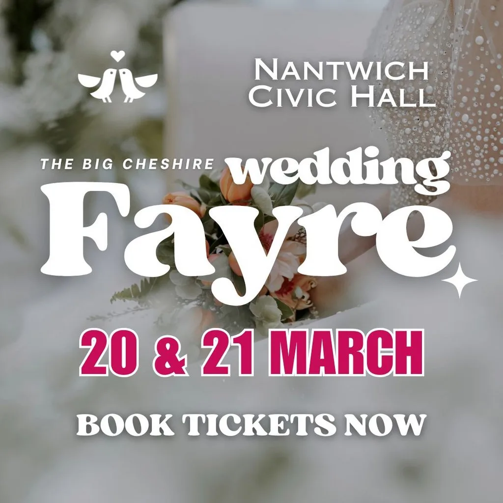 Cheshire Wedding Fair, Nantwich Civic Hall - 20 & 21 Mar 27 at Nantwich Civic Hall