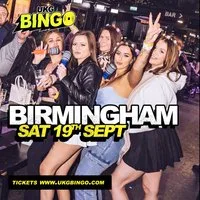 UKG BINGO Sat 19th September Birmingham at Rainbow Pub Digbeth