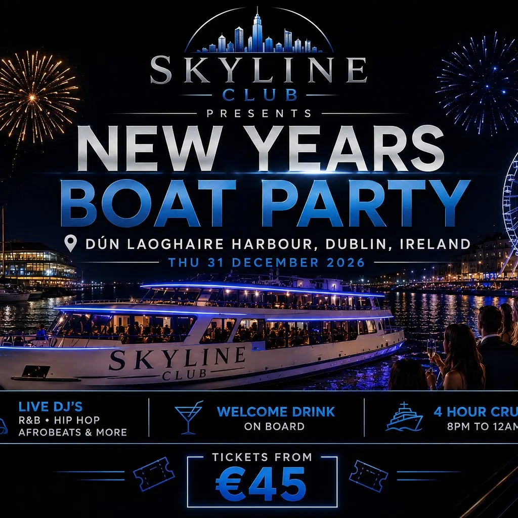 New Year's Eve Boat Party 2026 | Dún LaogHaire Harbor