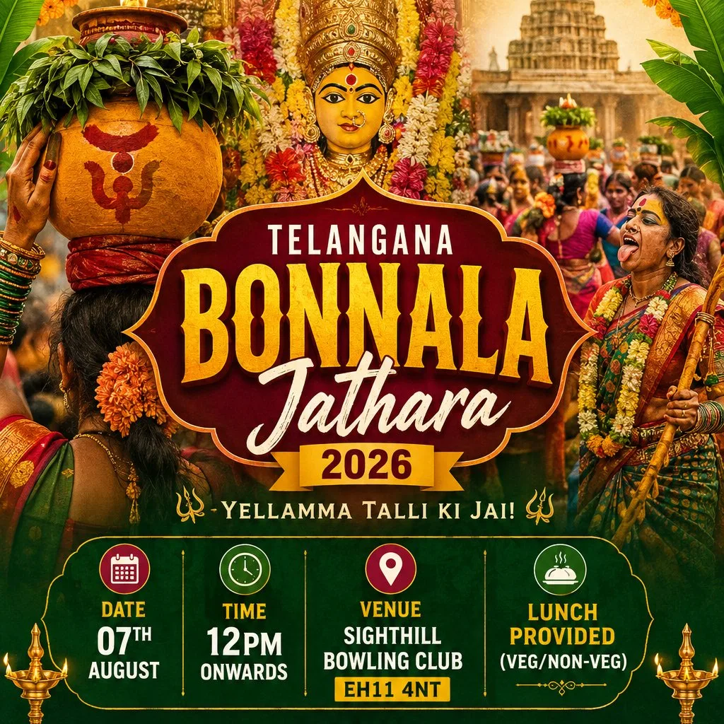 TelanganaBonnala Jathara at Sighthill Bowling Club