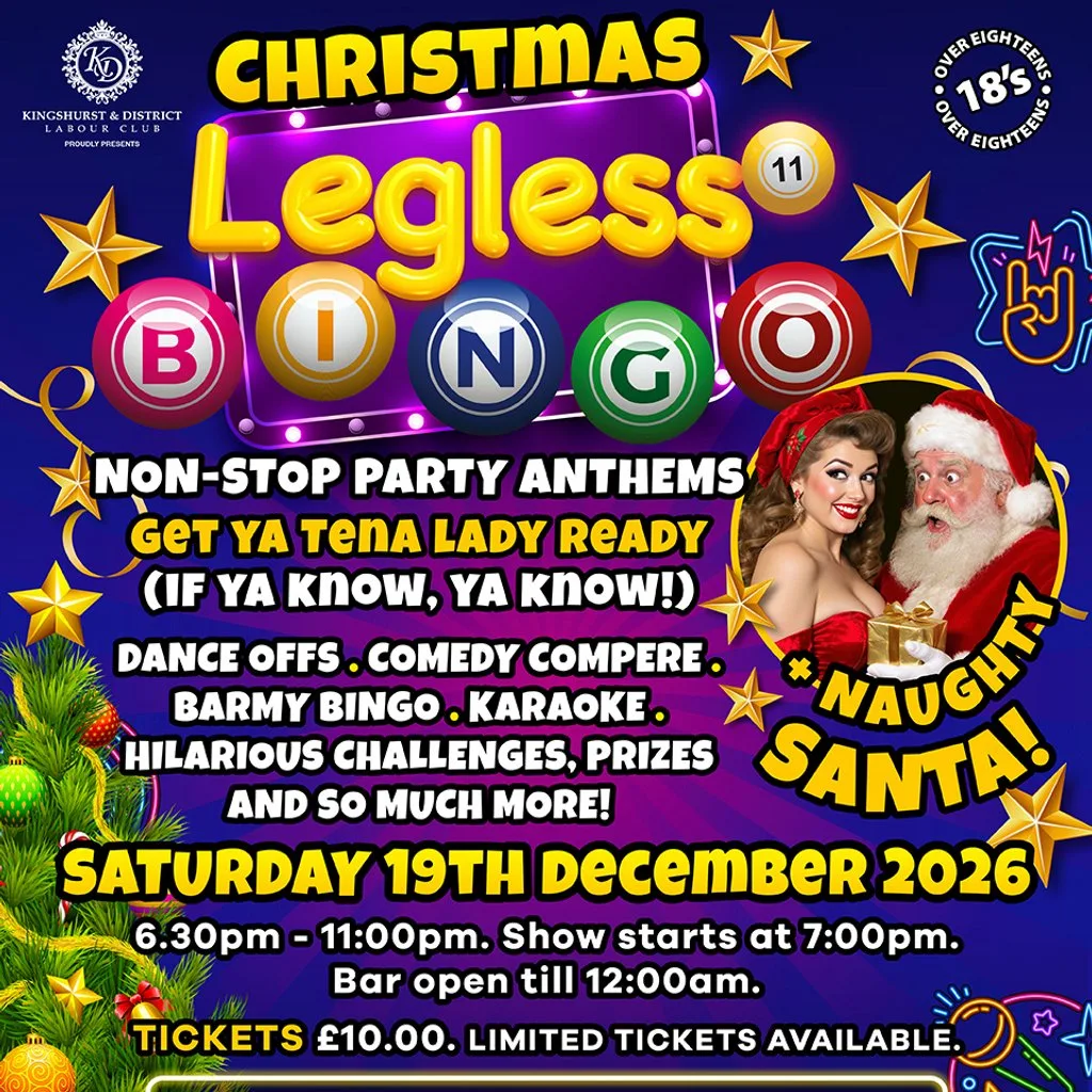 Legless 11 Bingo with Naughty Santa