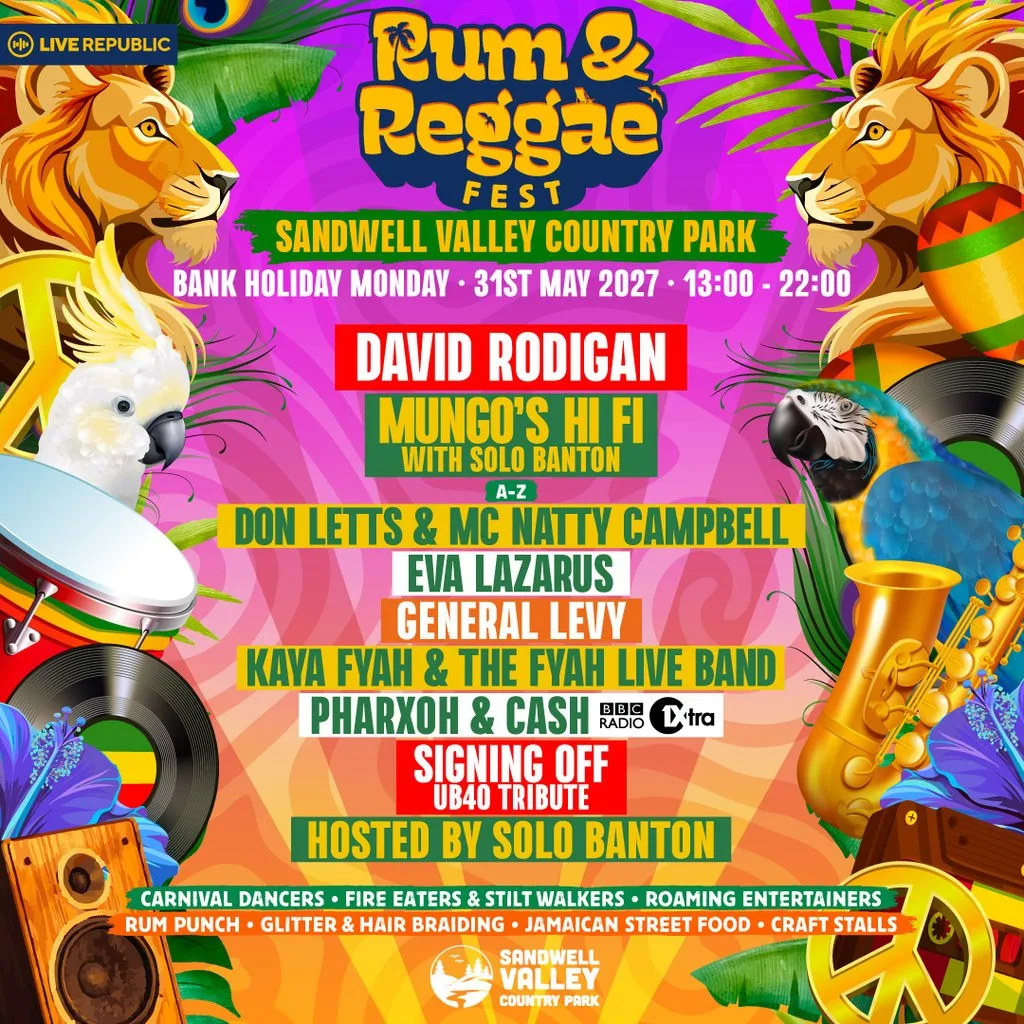 Rum & Reggae Fest | Sandwell Valley Country Park, Birmingham at Sandwell Valley Country Park