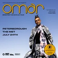 OMAR - Brighter The Days UK tour 2026 at The Met Lounge