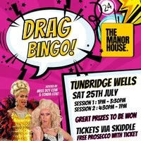 Drag Bingo Tunbridge Wells at The Manor House Tunbridge Wells