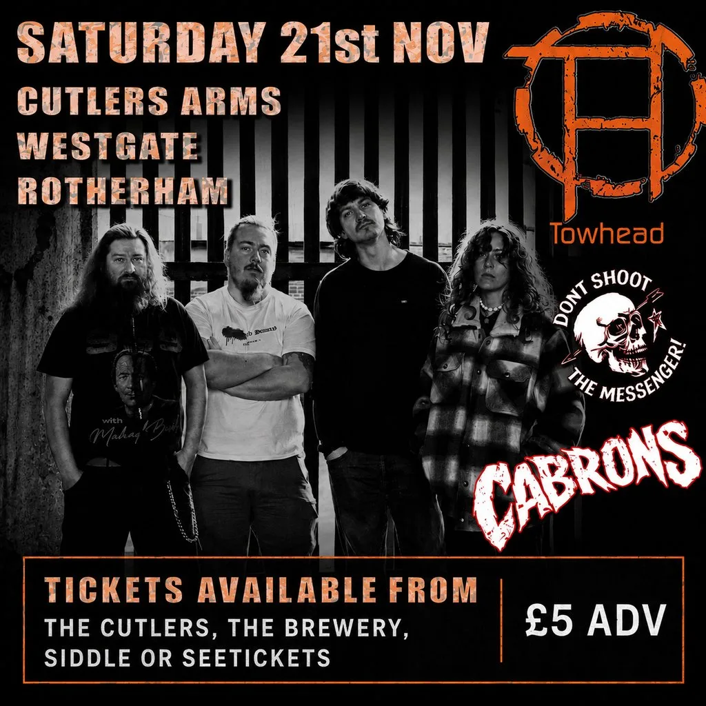 Towhead, Cabrons + Don't Shoot the Messenger at The Cutlers Arms