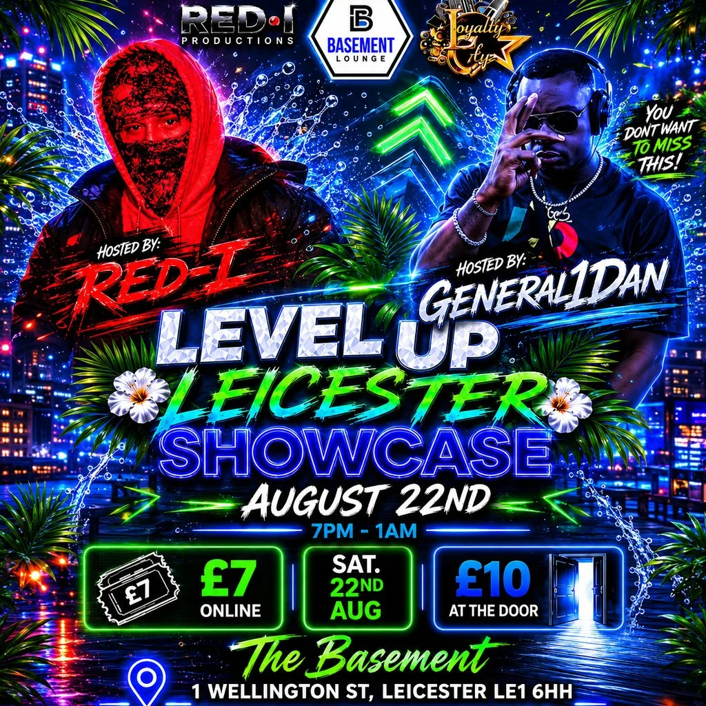 Level Up Leicester Showcase at Basement Lounge