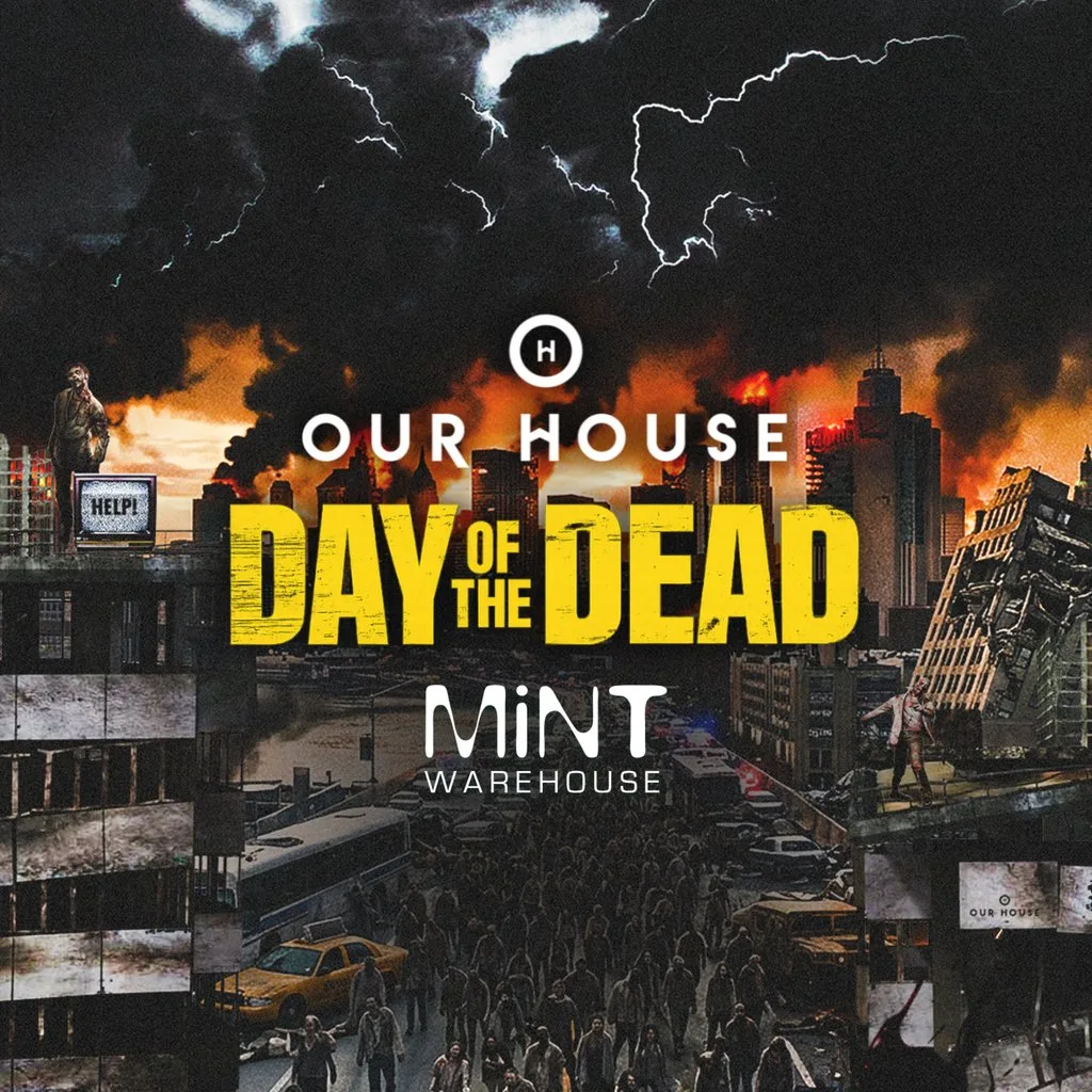 Our House Day of The Dead Halloween Party at Mint Warehouse