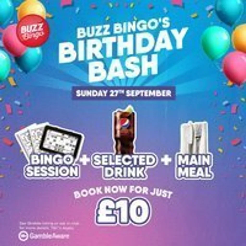 Buzz Birthday Bash 27/09 - Buzz Bingo Falkirk at Buzz Bingo Falkirk