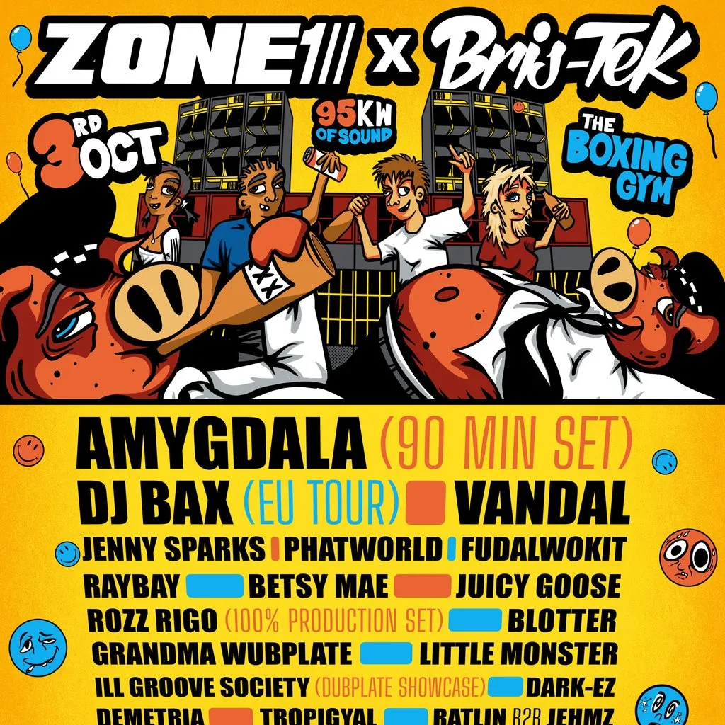 Bris-Tek x Zone 1 Birthday Bash at The Boxing Gym