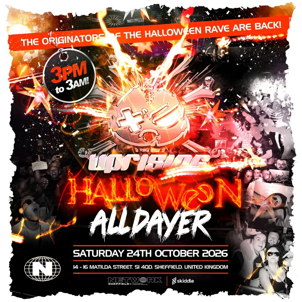 Uprising Halloween All Dayer 2026 at Network Sheffield 14 16 Matilda Street