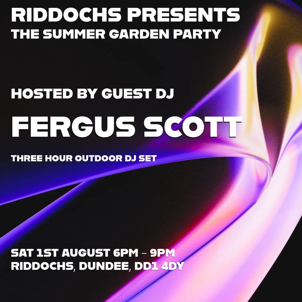 Riddoch's Summer Garden Party at Riddoch's