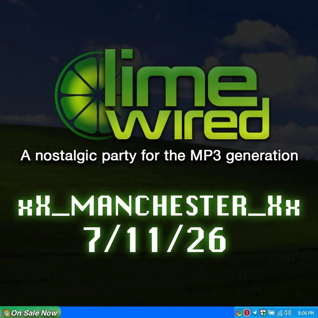 LIMEWIRED: A 2000s Nostalgia Party - Manchester at The Bread Shed