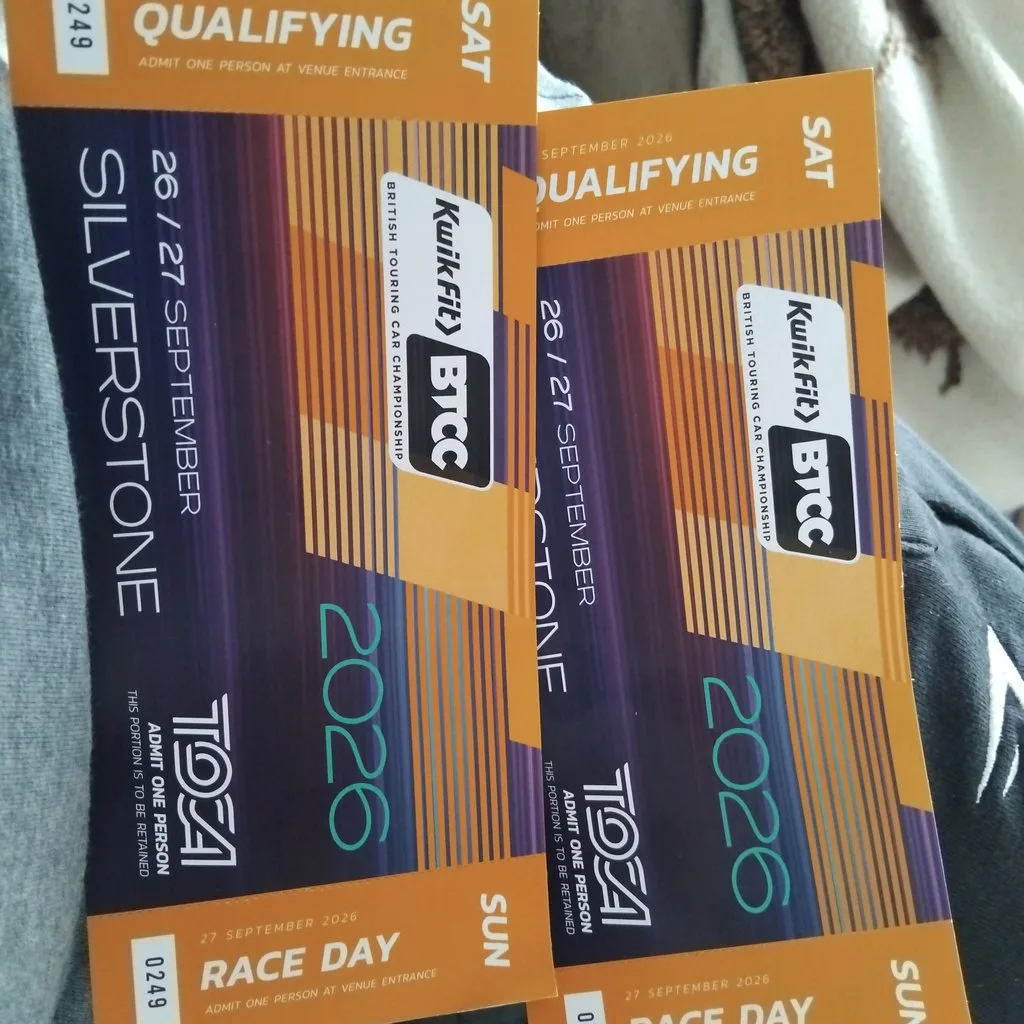 BTCC Car touring championships at Silverstone Circuit