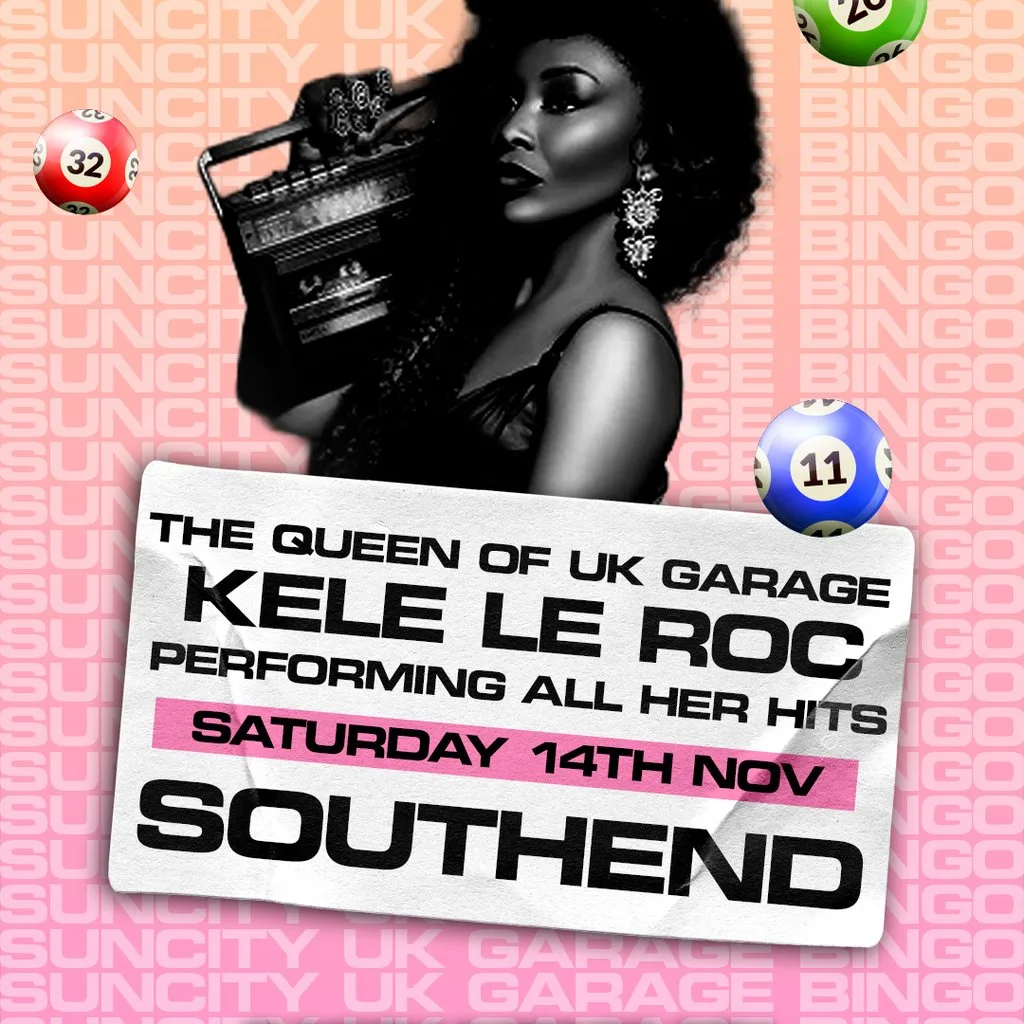 Sun city Bingo - Southend | UK GARAGE BINGO - 2026 TOUR at Mecca Bingo Southend