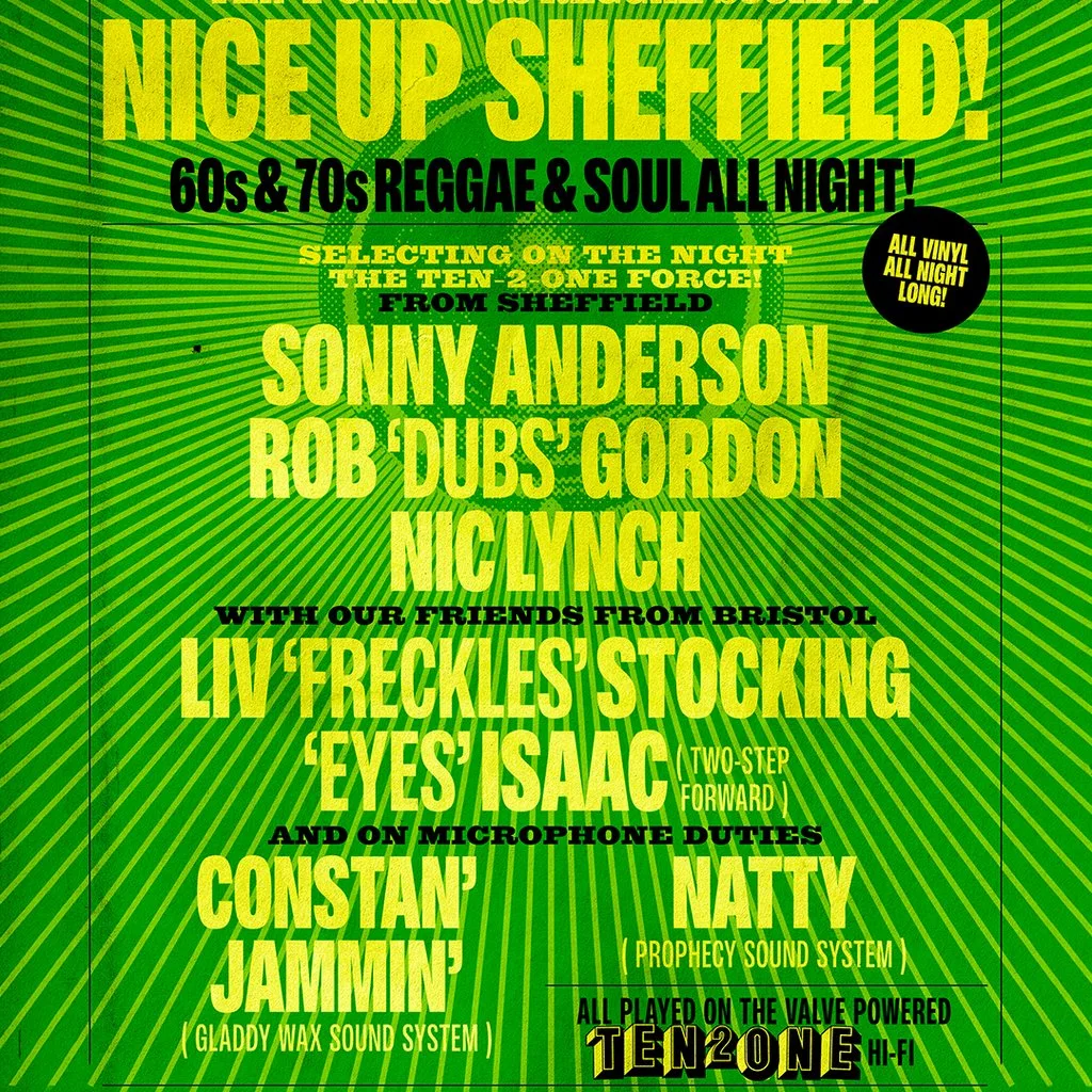 Ten2one + Reggae Soc: NICE UP SHEFFIELD at The System