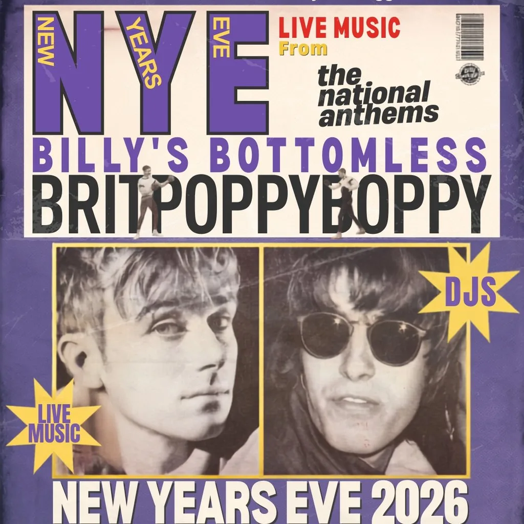 Billy's Bottomless Britpoppy Boppy - New Year's Eve 2026