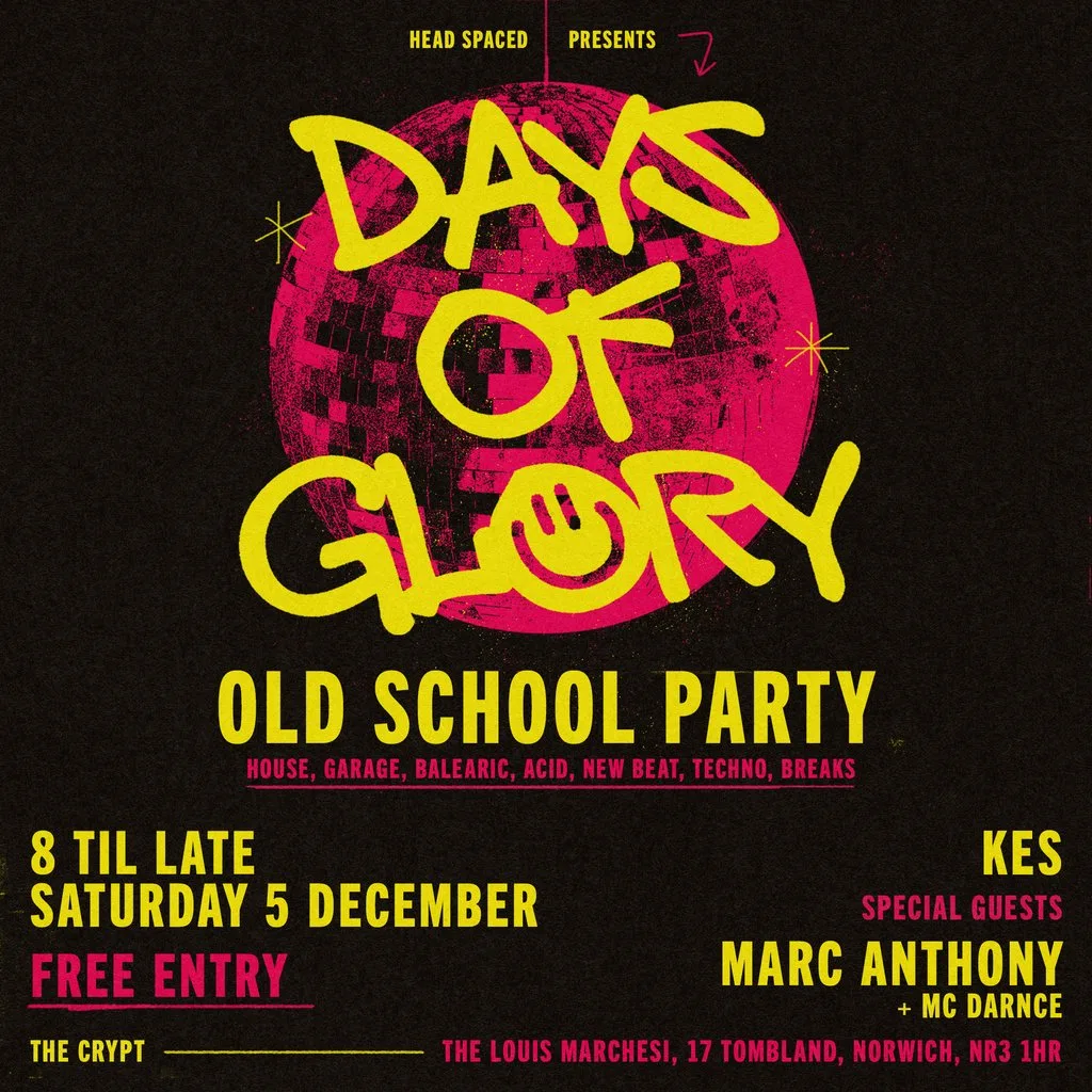 Days of Glory - Old School Party at Louis Marchesi Crypt