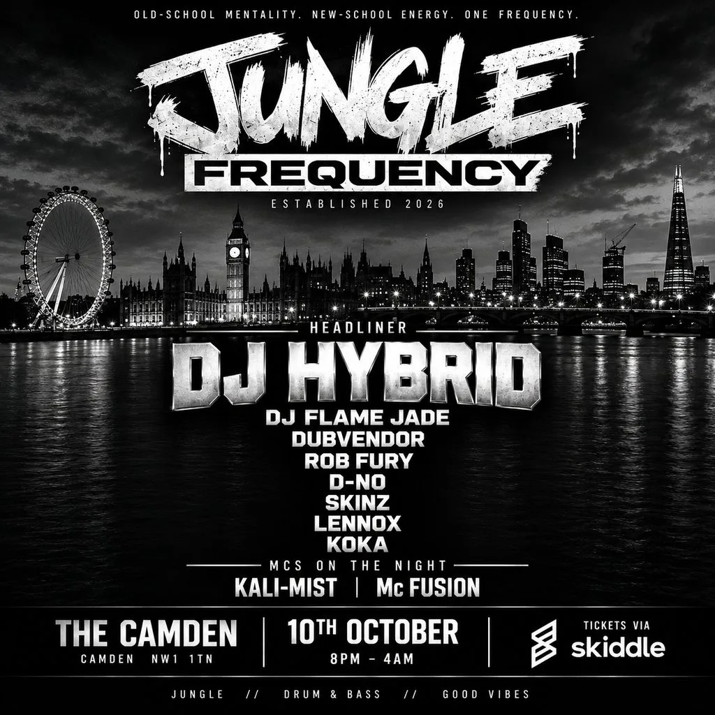 Jungle Frequency Presents Dj Hybrid at The Camden