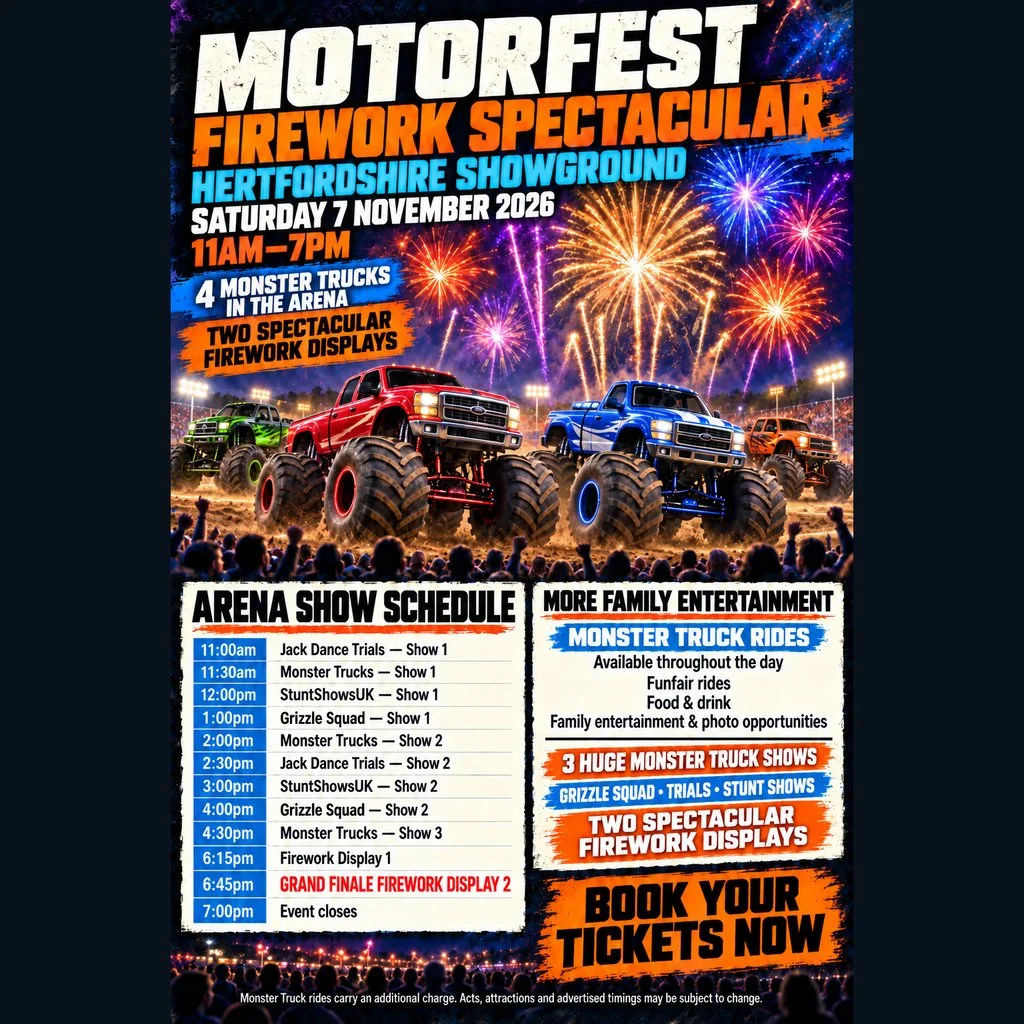 Motorfest Firework Spectacular at Hertfordshire Showground